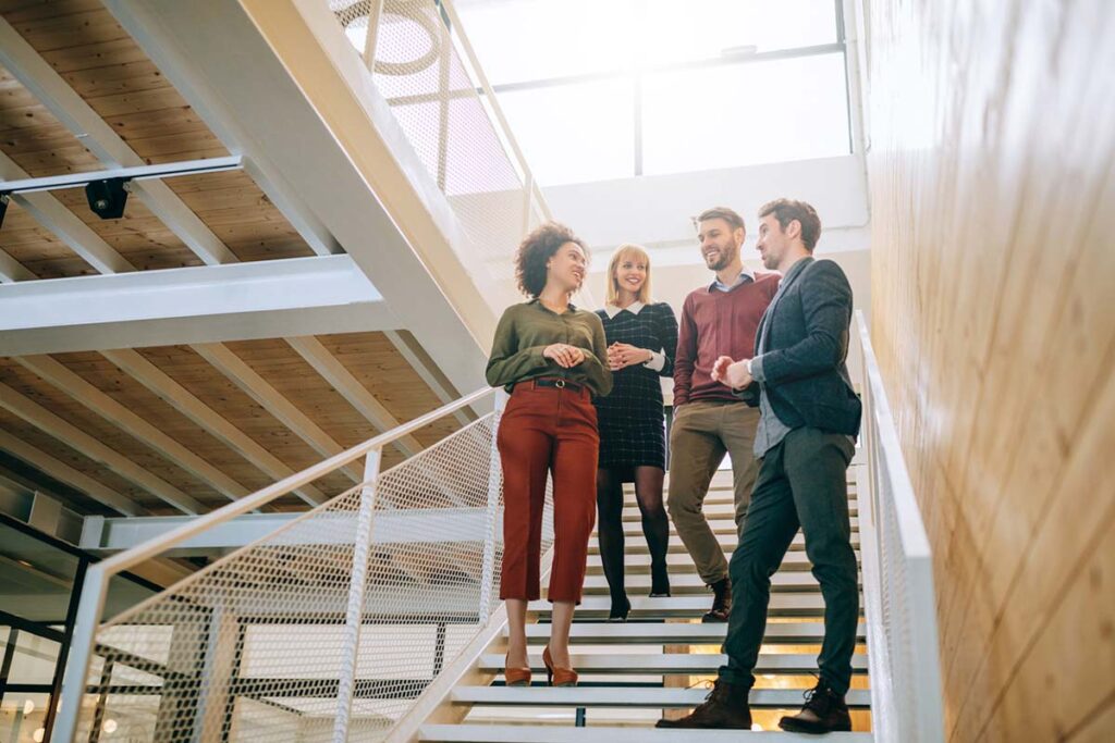 Art of the check-in, Staying connected workplace development